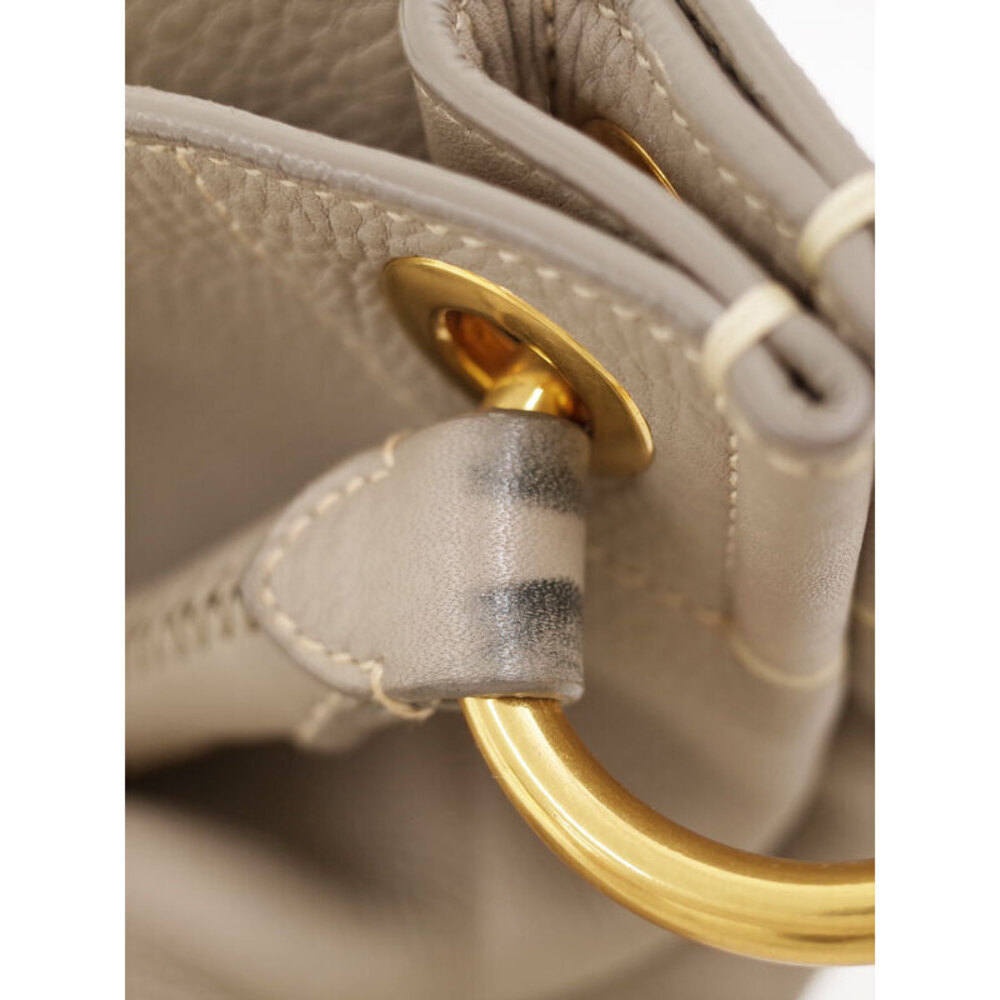 Prada Vitello Daino leather hobo Shoulder bag Beige Pink - Picture 5 of 9